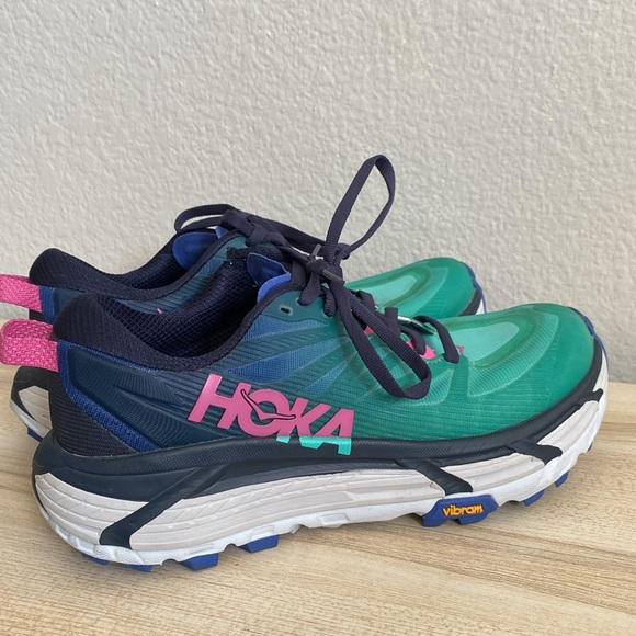 Hoka Shoes - Hoka Mafate Speed 3 Shoes in Dazzling Blue Atlantis Trail Running Size 7.5 B